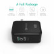 RAVPower 30W Dual USB Charger with Quick Charge 3.0 Black (RP-PC006BK)